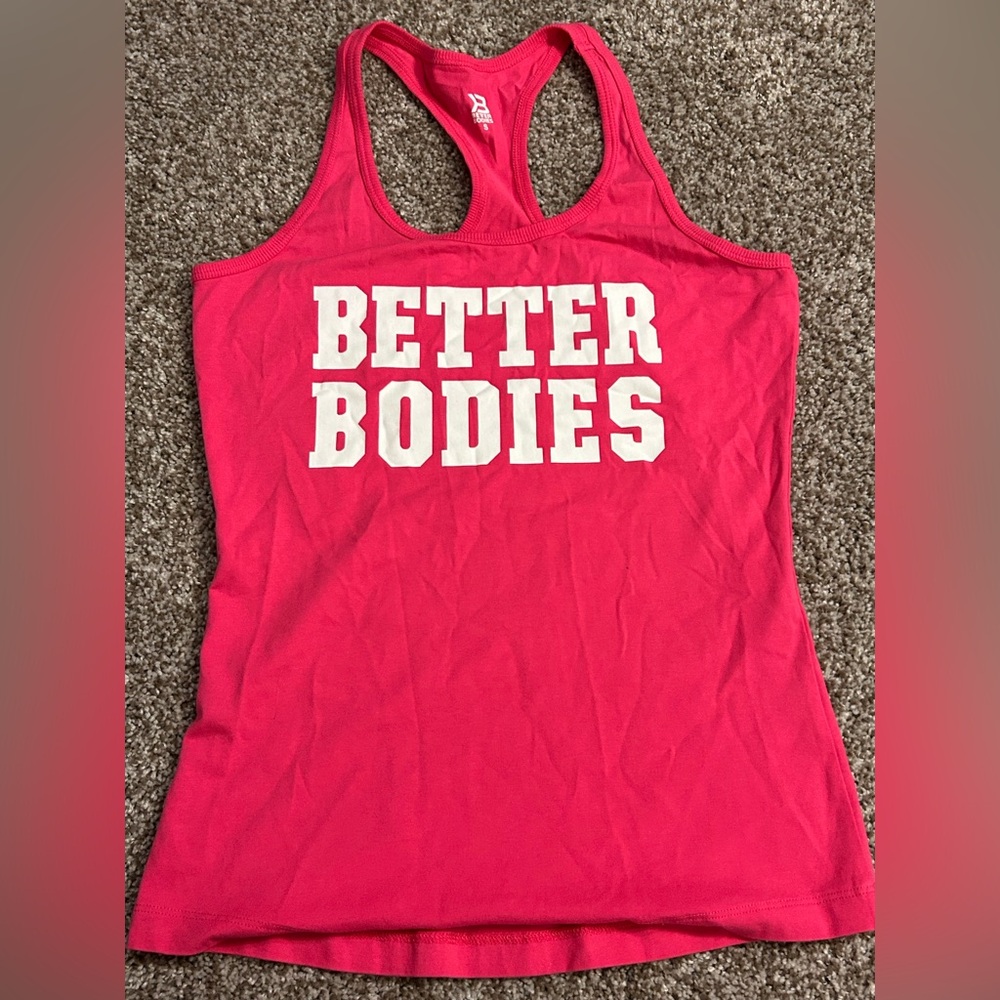BETTER BODIES Women's Bright Pink Tank Top